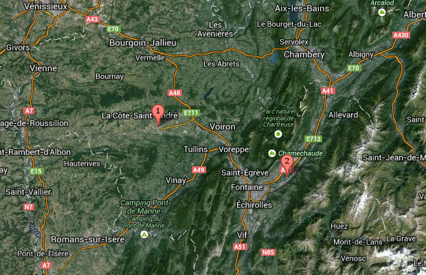 Grenoble Airport, Heliports and Helipads
